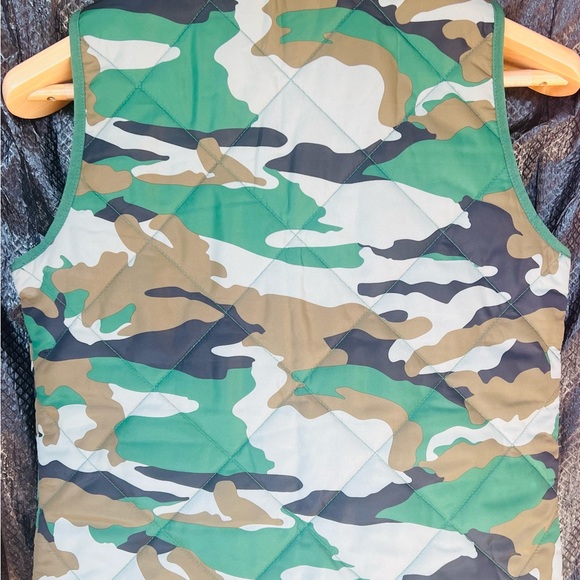 JCrew Army Green Fatigue Vest - Picture 4 of 6